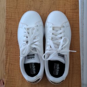 Adidas white cloudfoam sneakers